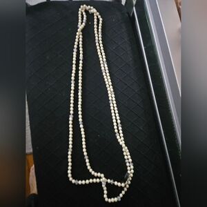 Elegant Cream and White Pearl Necklace